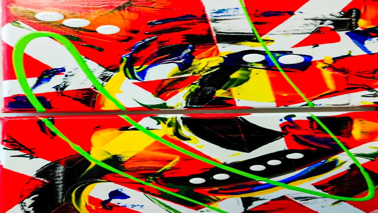 Abstract Art |  I was so high I thought I was painting a masterpiece | Called 