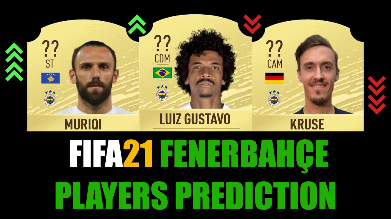 FIFA 21 | FENERBAHÇE PLAYERS RATING PREDICTION | W/LUIZ GUSTAVO, KRUSE, MURIQI, AZIZ, TUFAN, ISLA...