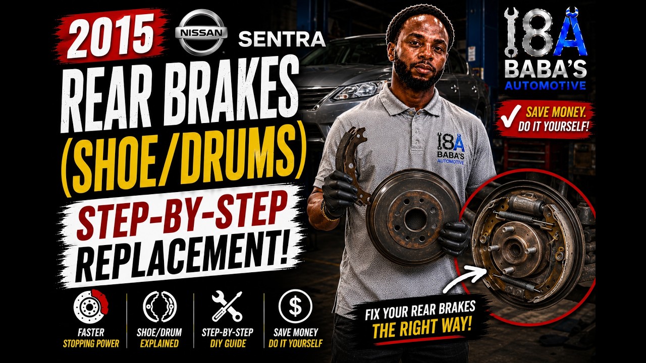 2014 Nissan Sentra Rear Brakes (Shoes /Drums) 