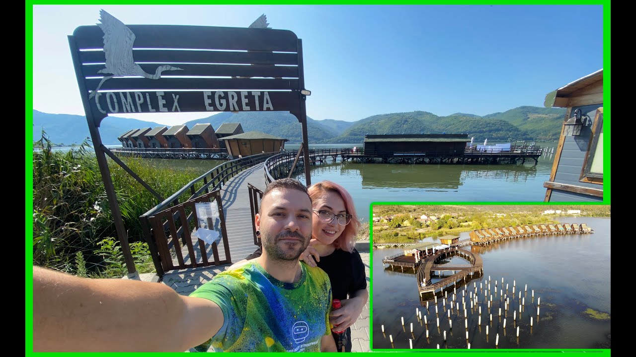 Ne-am cazat la Complexul EGRETA, prima statiune lacustră din Romania.