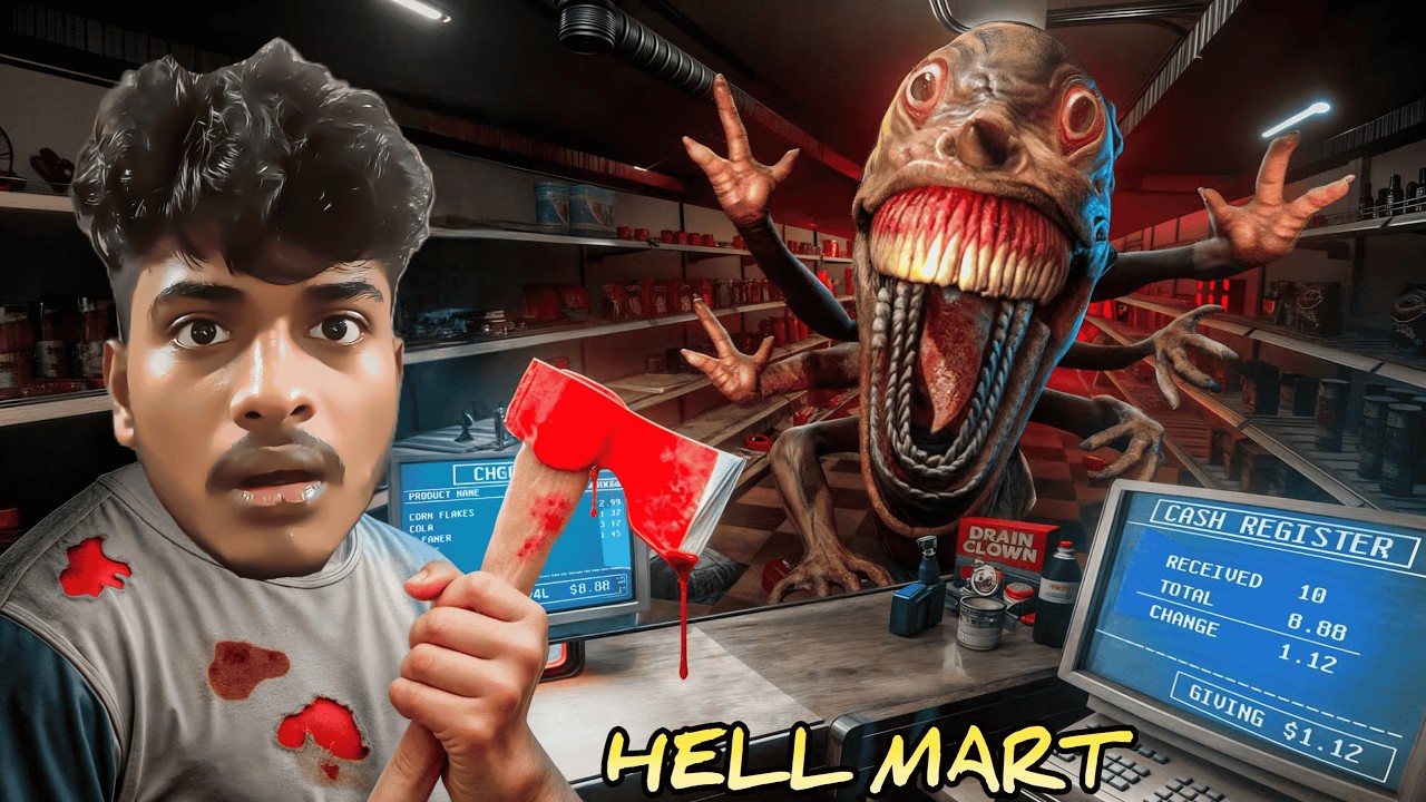 😨 Find Real Customers | HellMart Full Gameplay 