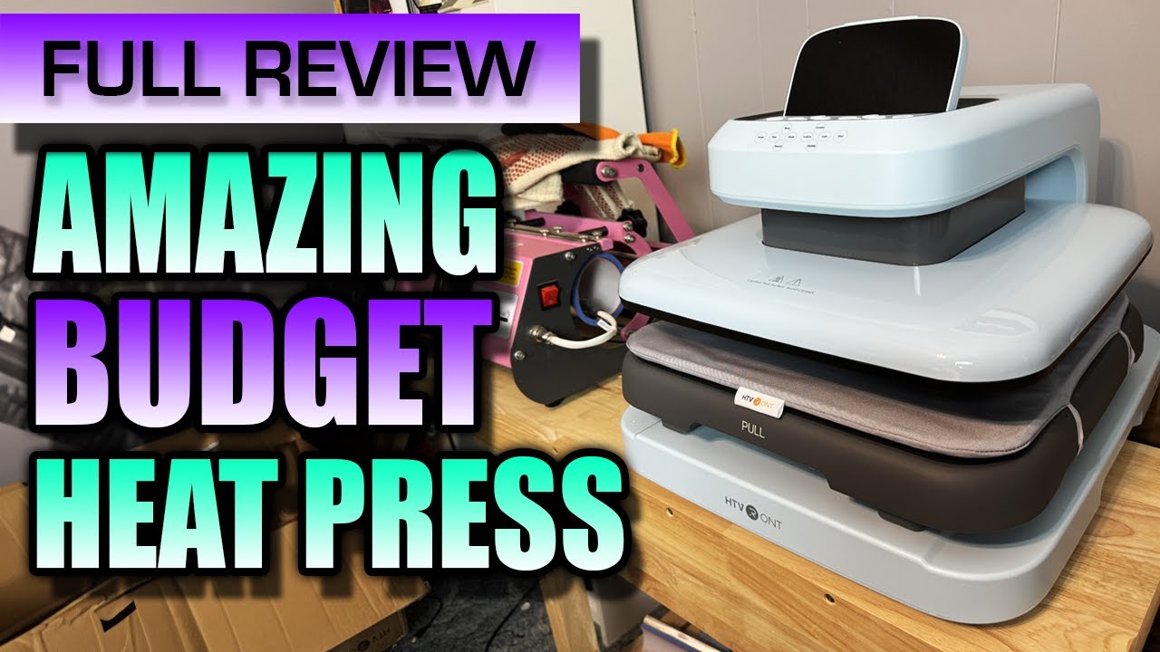 HTVRONT Auto Heat Press 2 Digital: My New Favorite Heat Press!