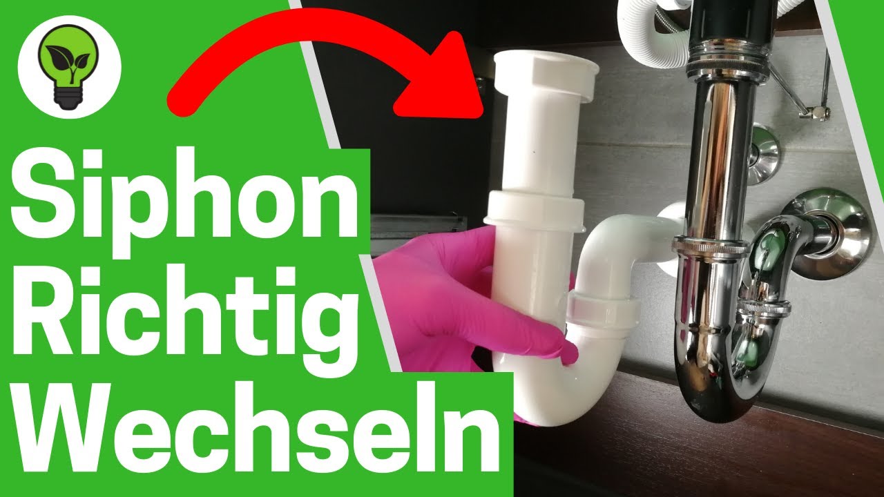 Siphon Wechseln Waschbecken ✅ TOP ANLEITUNG: Wie Waschtisch Röhrengeruchsverschluss Austauschen???