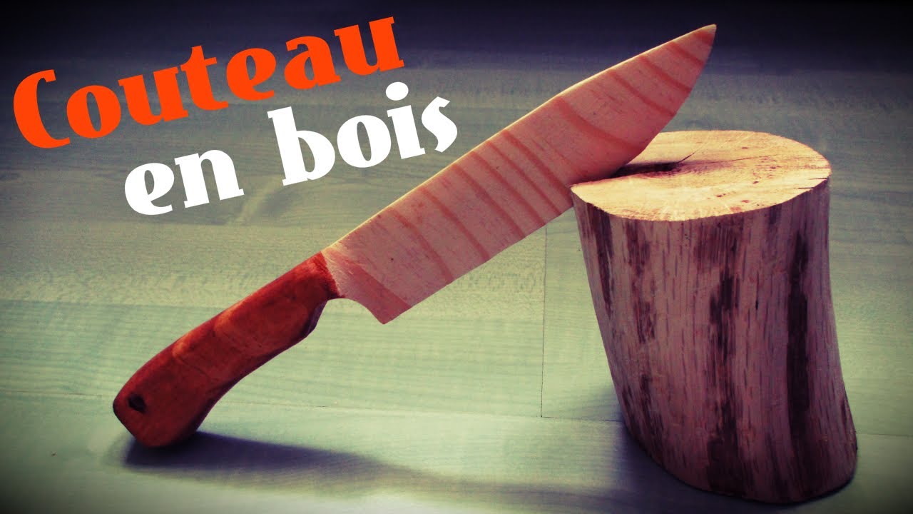 comment faire un couteau en bois