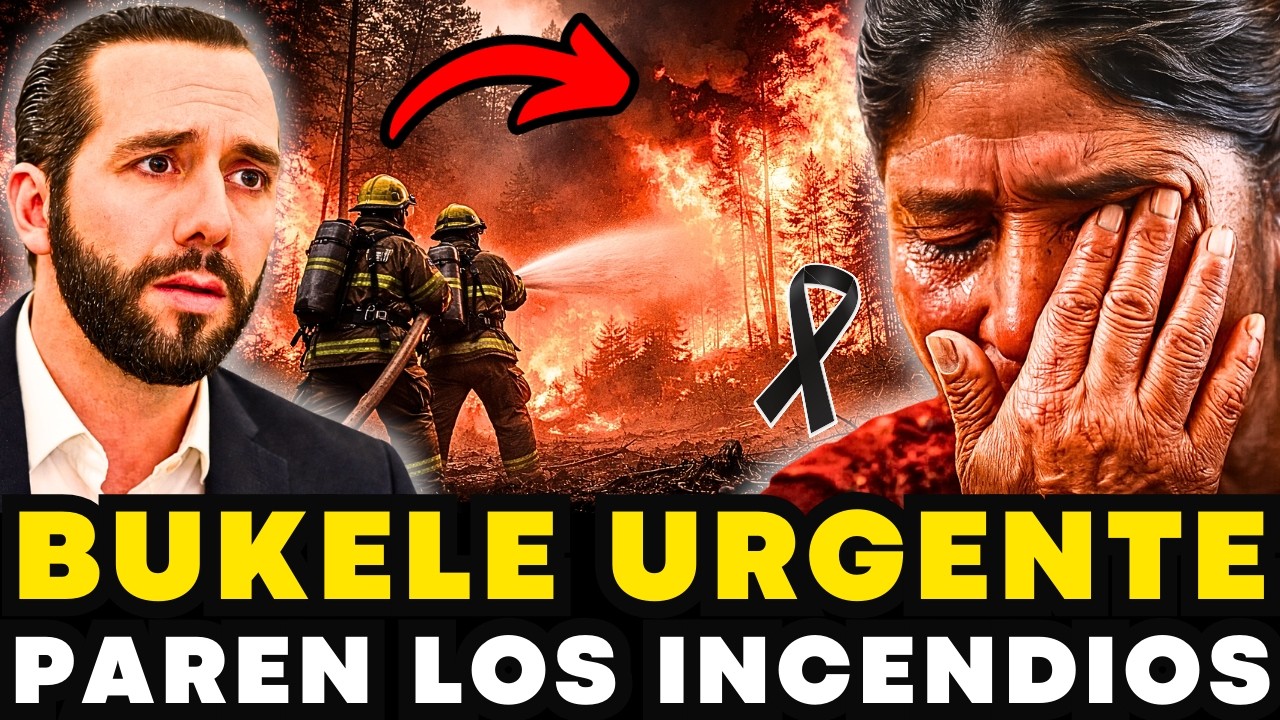 BUKELE SUPLICA QUE PAREN LOS INCENDIOS EN EL SALVADOR