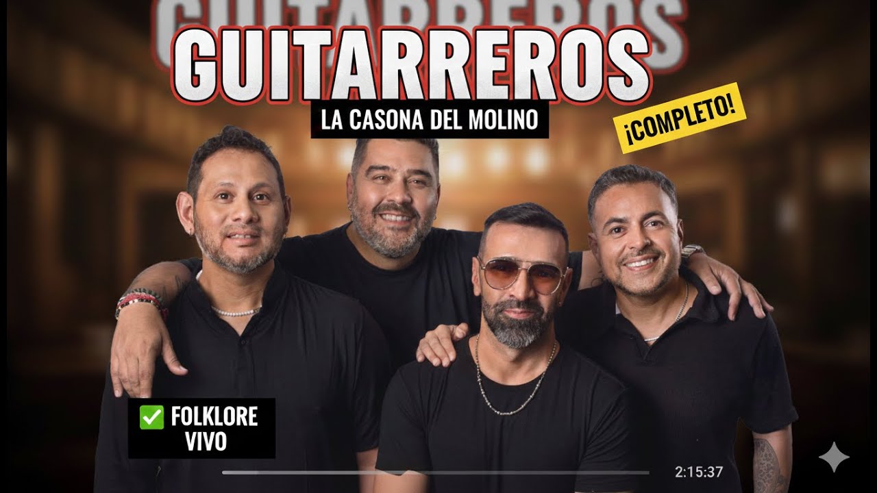Guitarreros en La Casona del Molino - Folklore Argentino en Salta