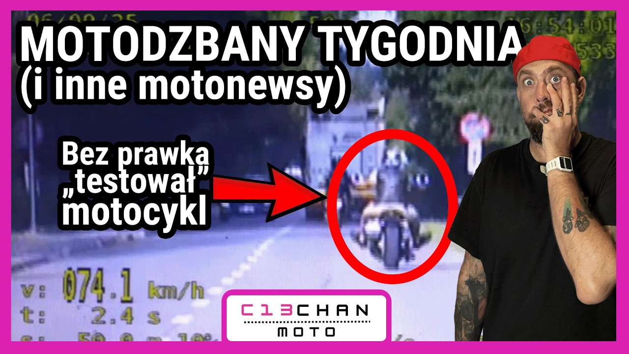 Żenujący film polskiej Policji | Motodzbany Tygodnia | Motonewsy