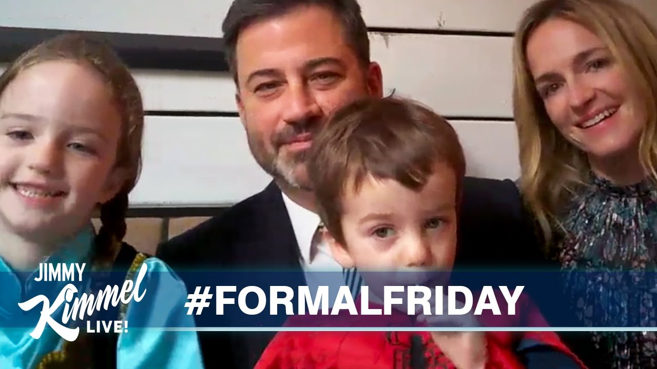 Jimmy Kimmel’s Quarantine Minilogue - Formal Friday, Testy Trump & The Killers