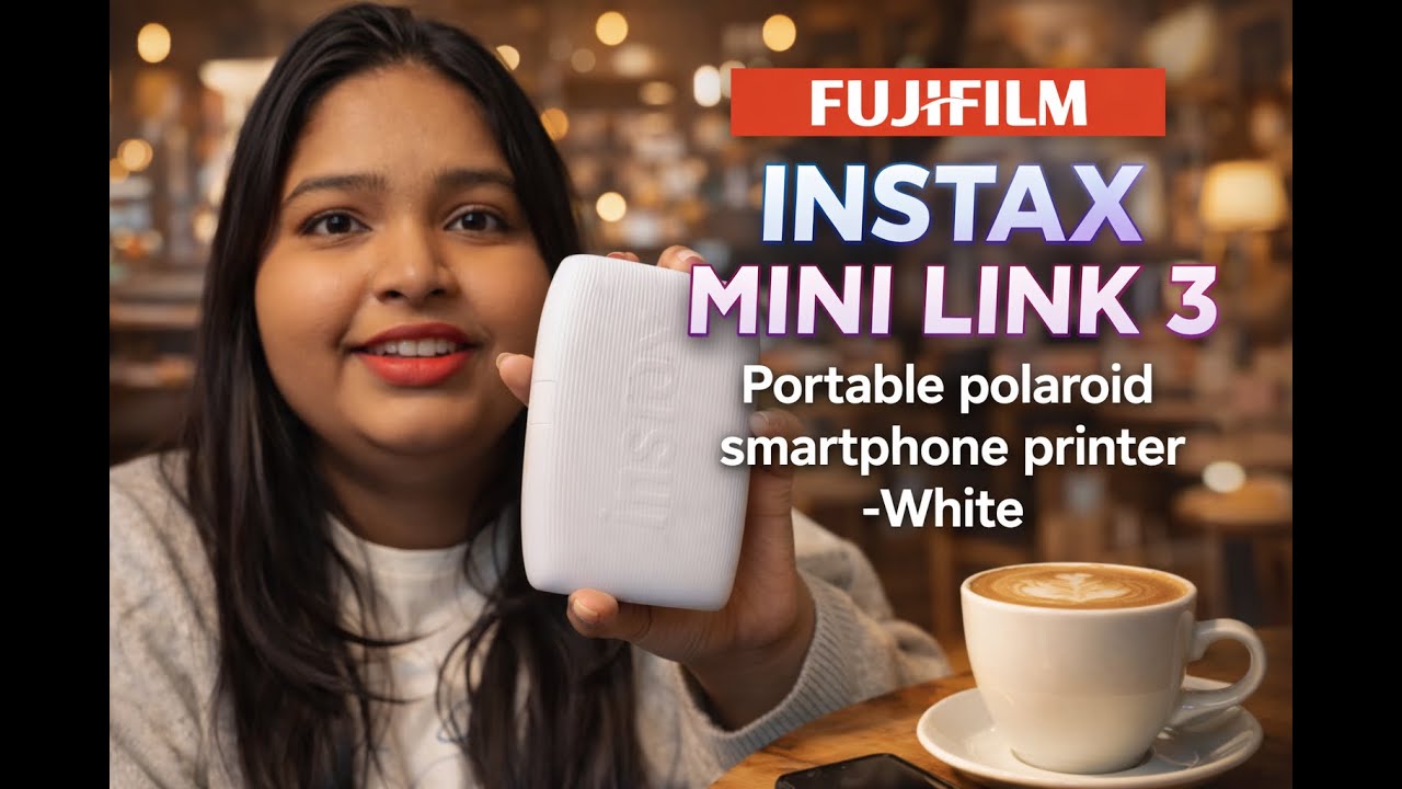Instax Mini Link 3 Review: Portable Polaroid Smartphone Printer -Clay White 📸(Fujifilm)