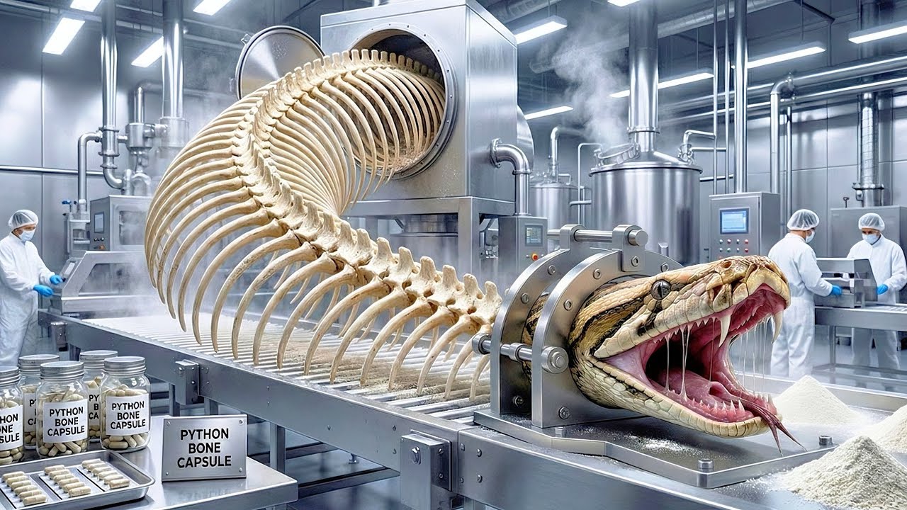 Inside the Most Advanced Snake Meat Facility: Full Automated Production Process