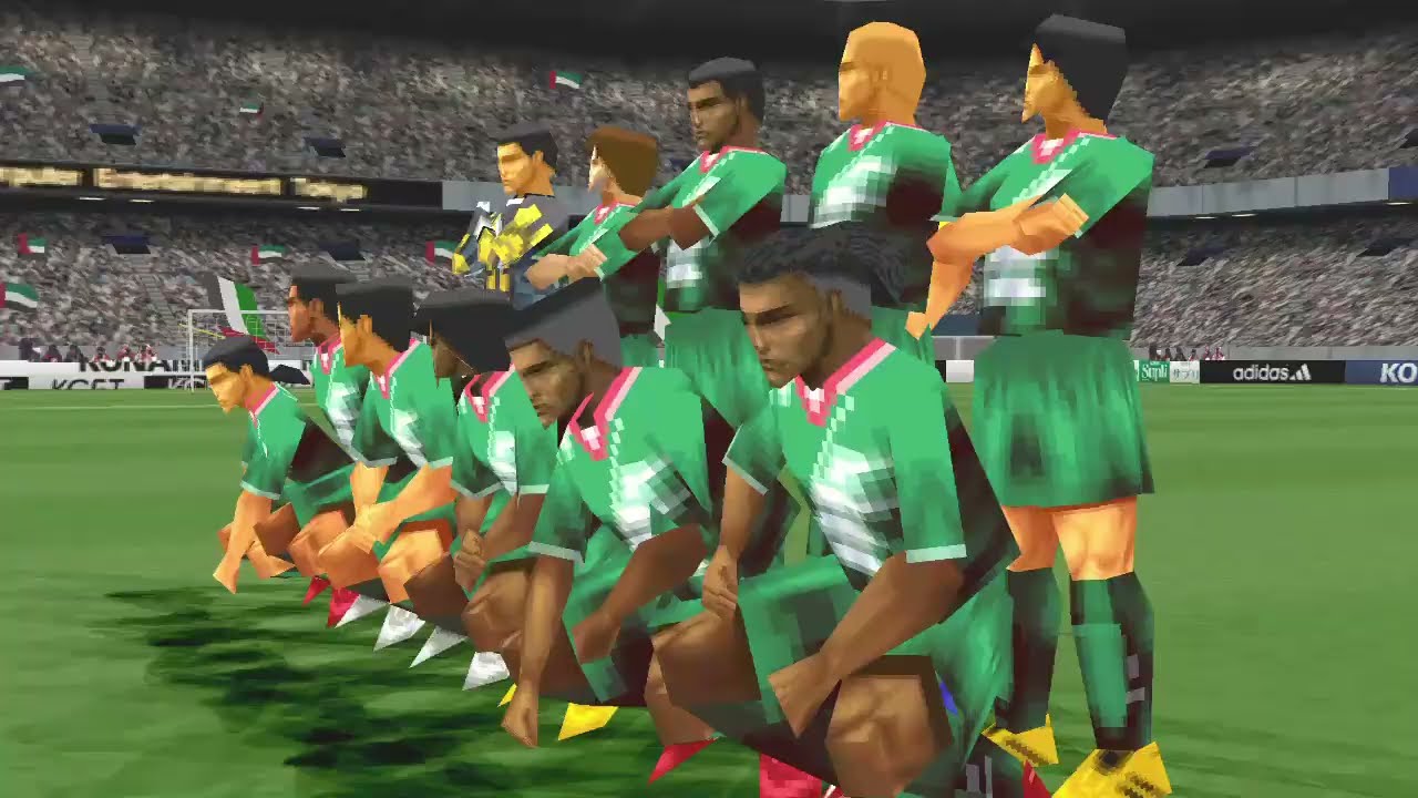 WINNING ELEVEN 4 (ISS) by gKy 98-99 COLORFUL SPIKED TEAM - BARCELONA 5-2 MBOMA SHOW ACROBATICO SHUTO
