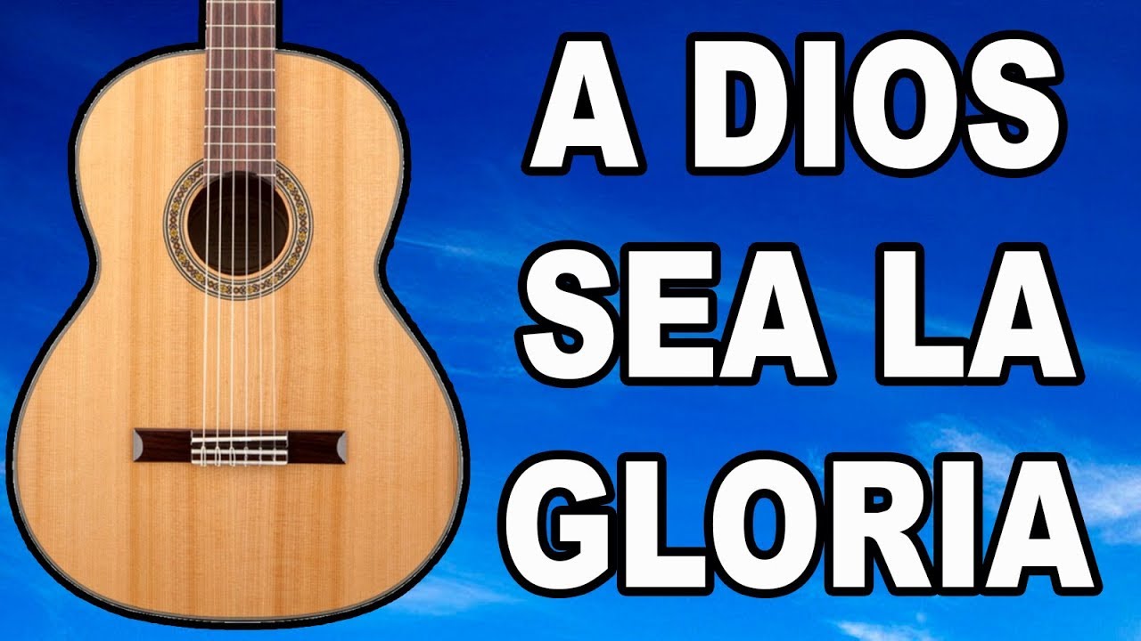 🎸 COMO TOCAR EN GUITARRA 🎵  A DIOS SEA LA GLORIA - Crystal Lewis 🎸 Mi Guitarra Cristiana