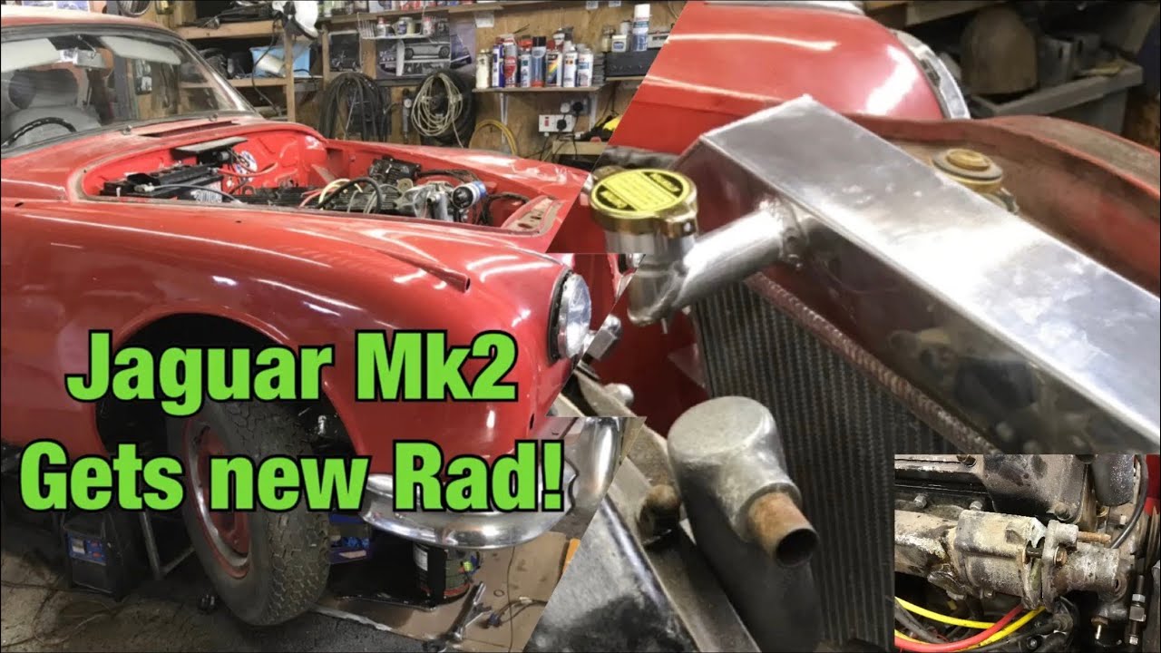 Jaguar MK2 gets new radiator !