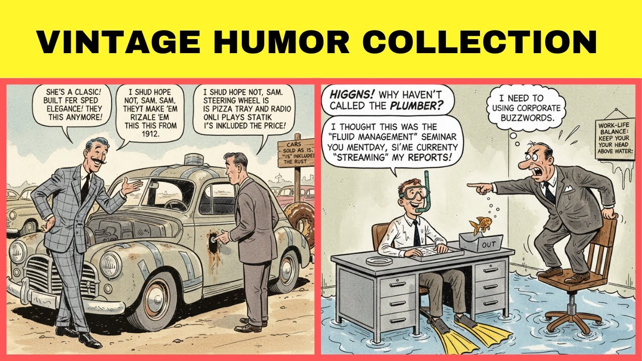 Lost Comic Strips Bringing Warm, Timeless Smiles 😊 | Vintage Humor Collection #comics #funny