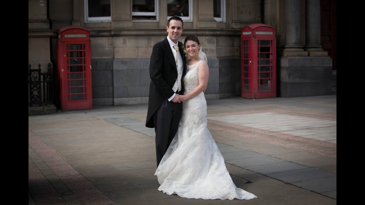Kirsty and Freddie's wedding photography Queen's Hotel, Leeds