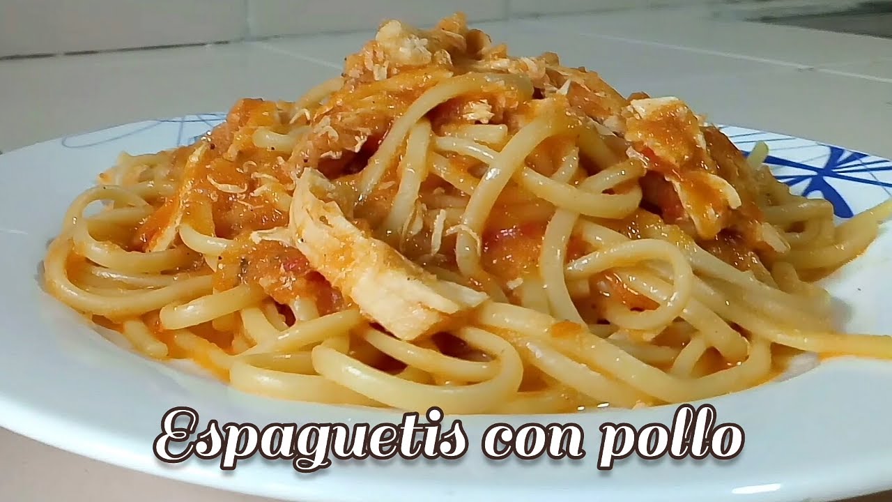 Cómo hacer PASTA CON POLLO