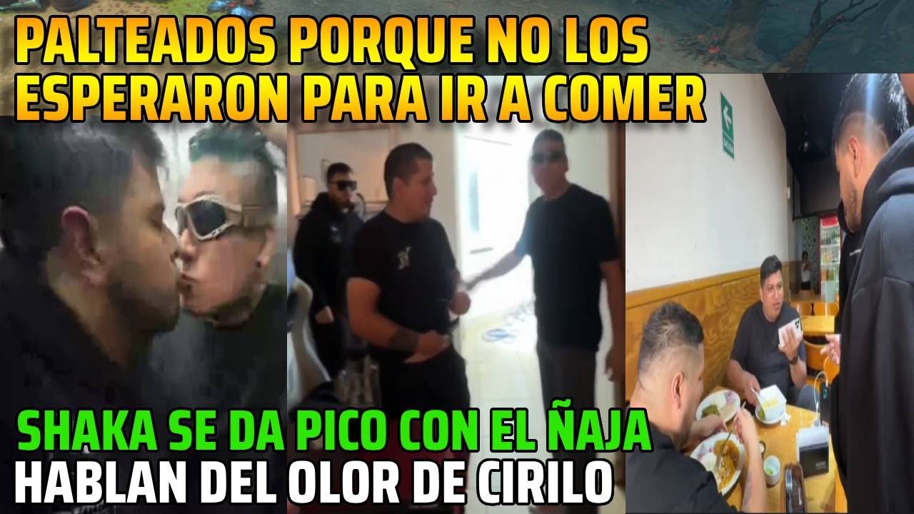 😂PALTEADOS PORQUE NO LOS ESPERARON PARA IR A COMER😂😂SHAKA SE DA PICO CON EL ÑAJA😂
