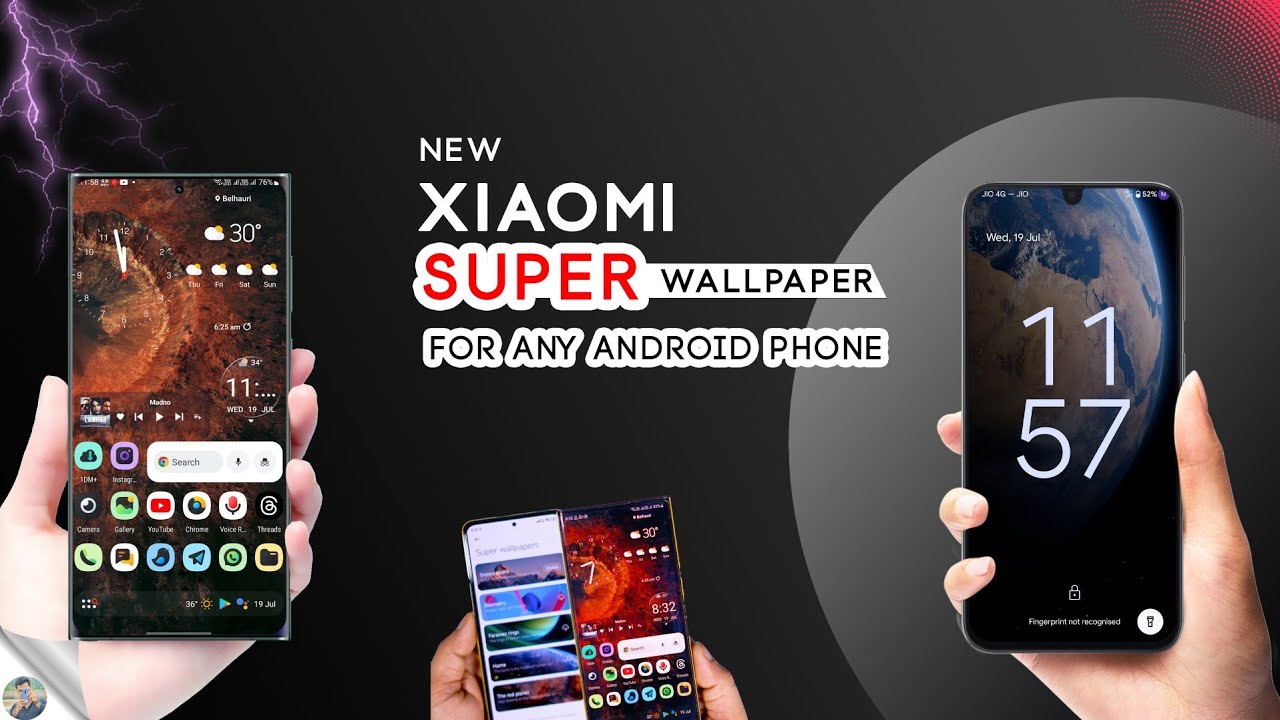 Install Xiaomi Super Live Wallpaper in Any Android phone : Realme, Samsung, OnePlus, Moto and more..