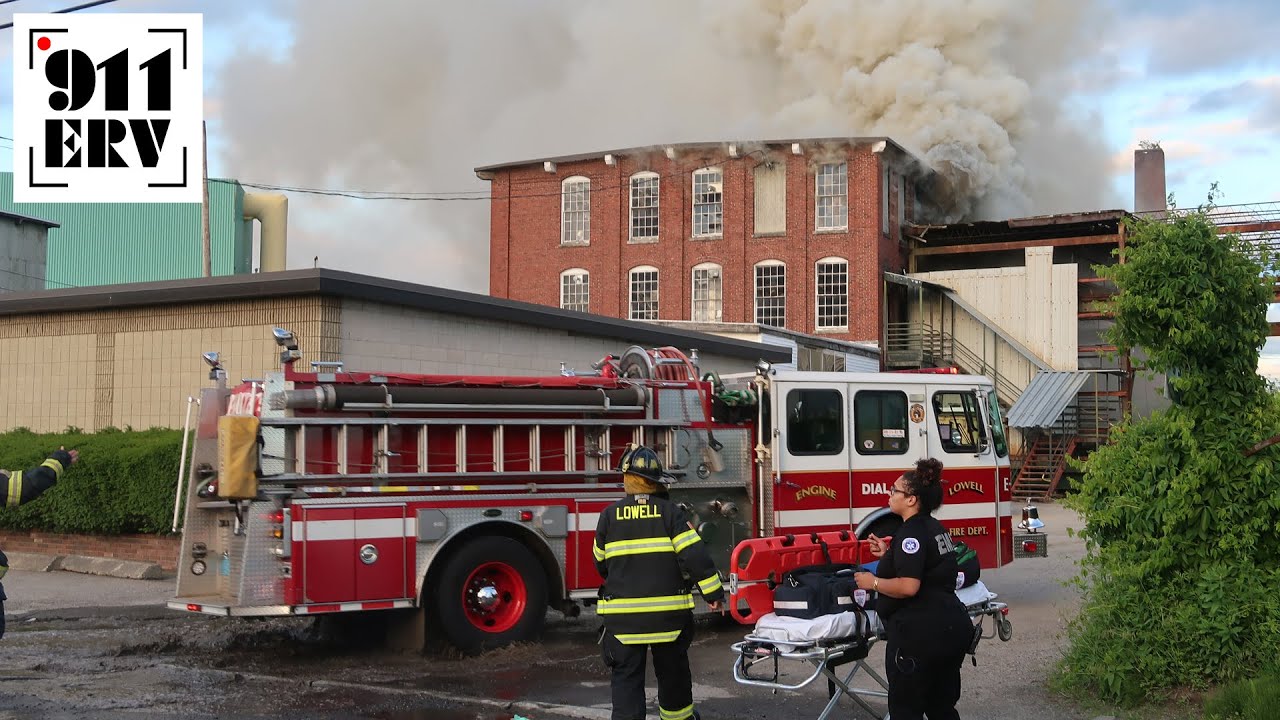 Two Alarms Plus for Lowell Mill Fire