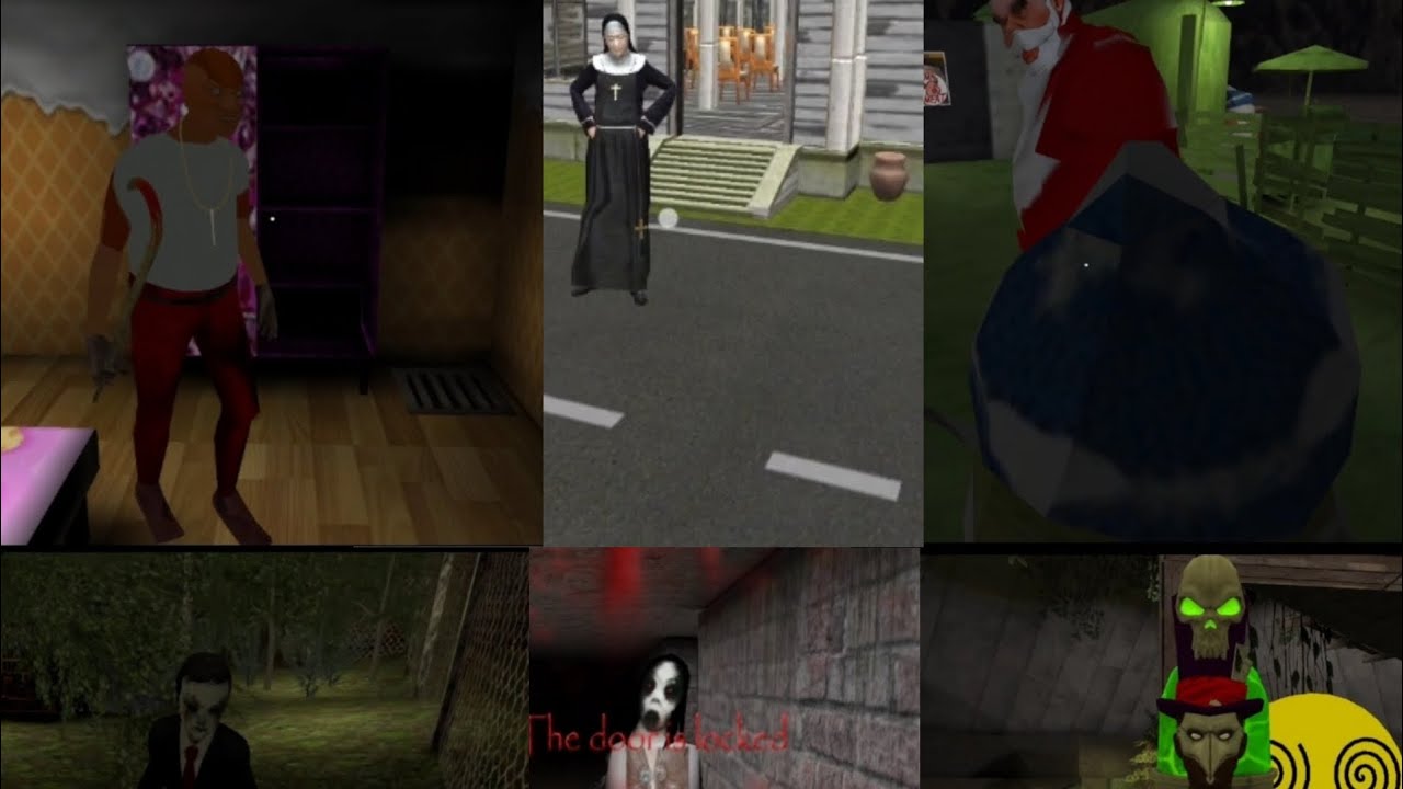 N+ Games Jumpscares #18 | Charlie Grandpa🏮Santa Mr.Meat🏮Slendrina & More