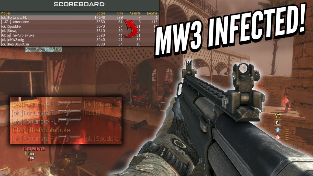 Помните MW3 Infected, где НОЖИ ЗАПРЕЩЕНЫ?.. (300+ УБИЙСТВ)