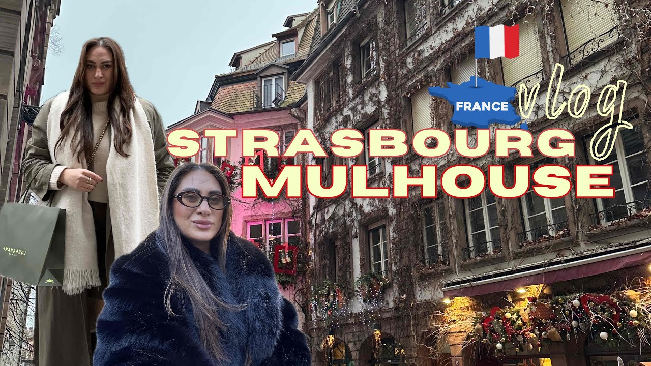 STRAZBURG ve MULHOUSE VLOG🇫🇷| yılbaşı günü, alışverişlerim, konakladığım yer, alışverişlerim🛍️