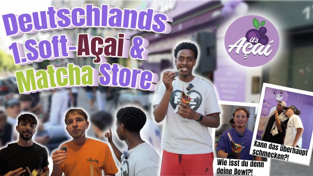 WIR TESTEN DEUTSCHLANDS 1. Soft Açai & Matcha Store!!! | It's Açai-Berlin-VLOG