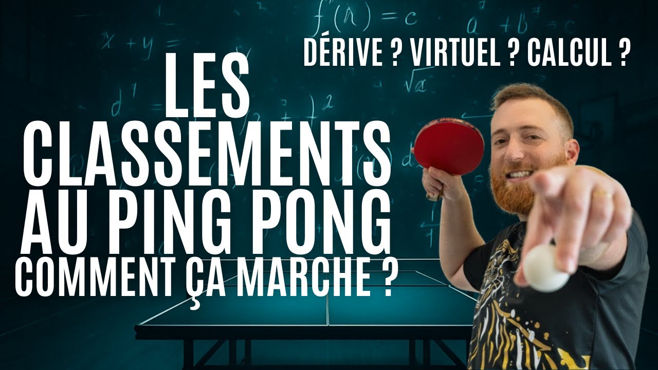 Les classements au Tennis de Table en France : Comment ça fonctionne ?