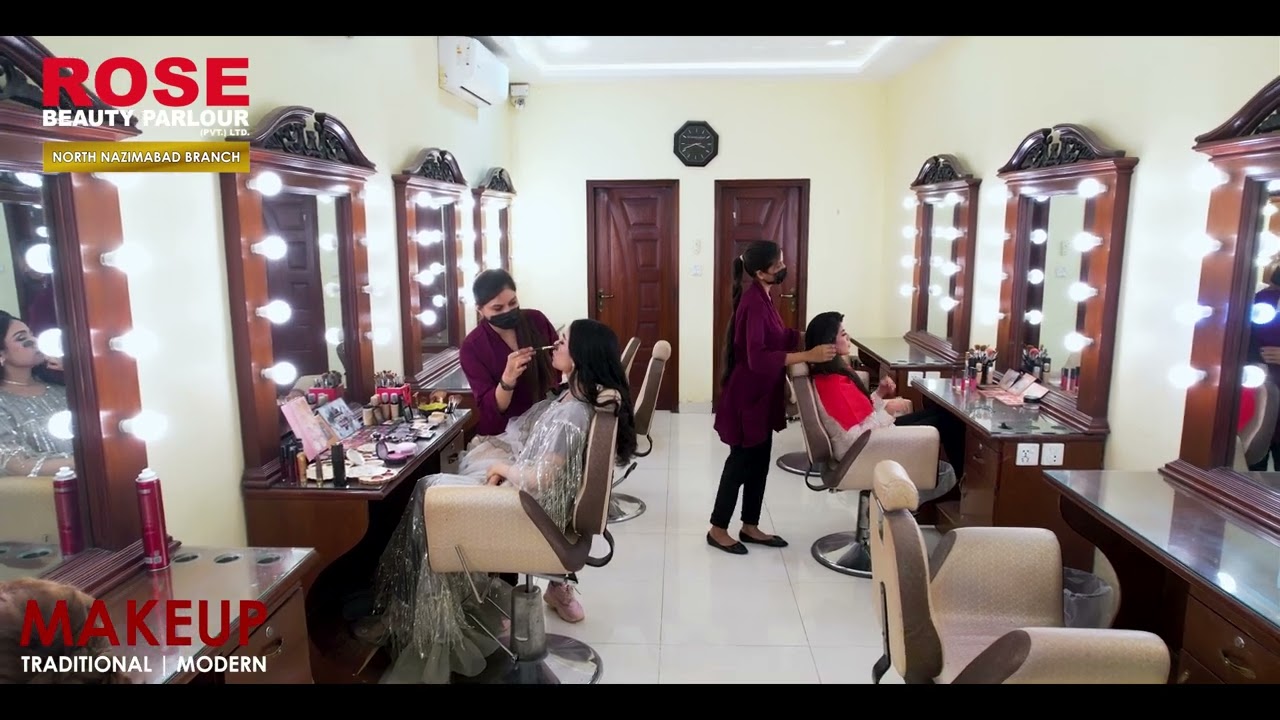 Let’s have a glance at Rose Beauty Parlour North Nazimabad branch.
