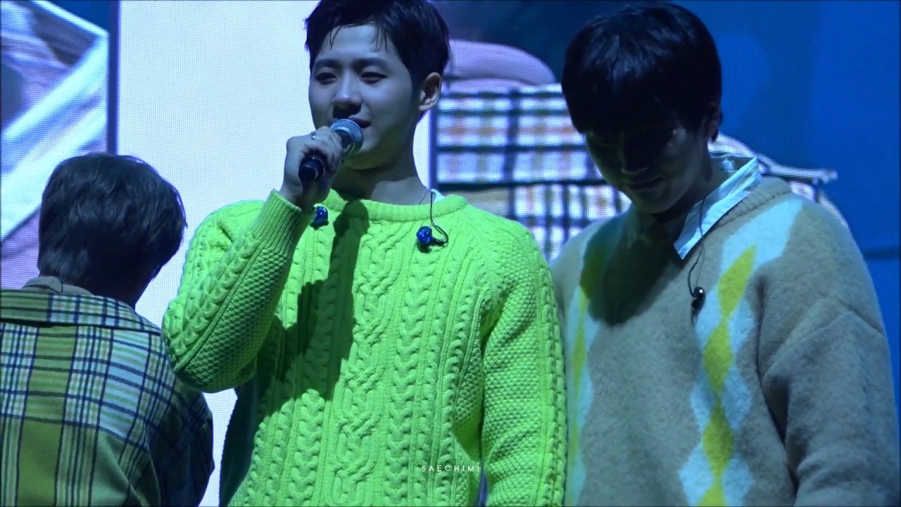 190105 B1A4 신우 산들 공찬 엔딩 멘트 (바나 5기 팬미팅)