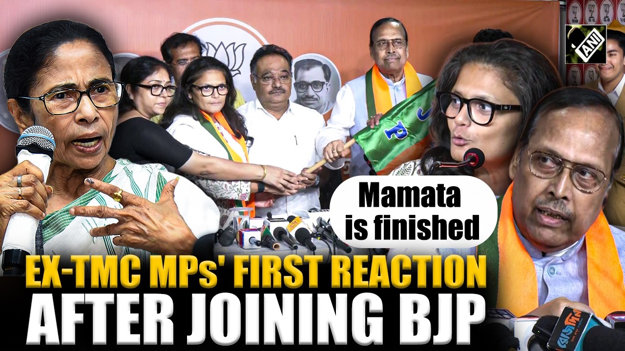 Former TMC Rajya Sabha MPs' first reaction after joining BJP; laud PM Modi's leadership, vision