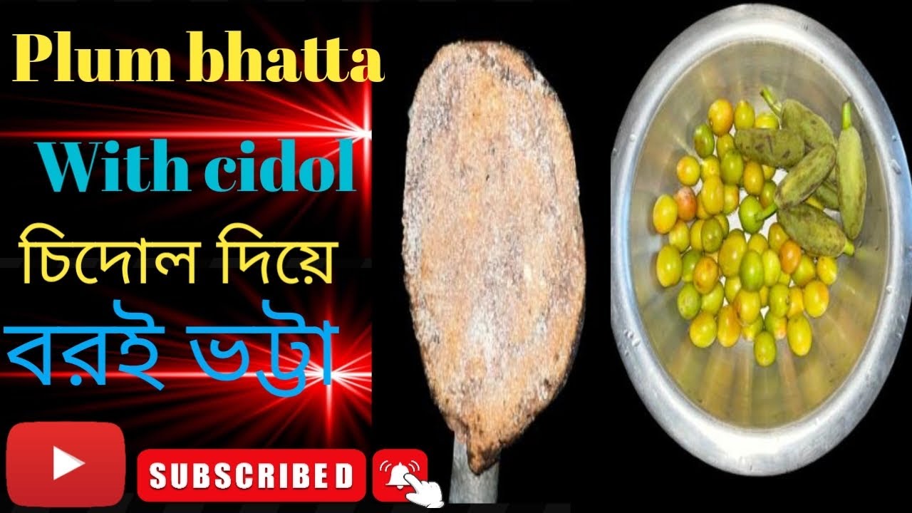 Plum Bhatta With Cidol/ চিদোল দিয়ে বরই ভট্টা