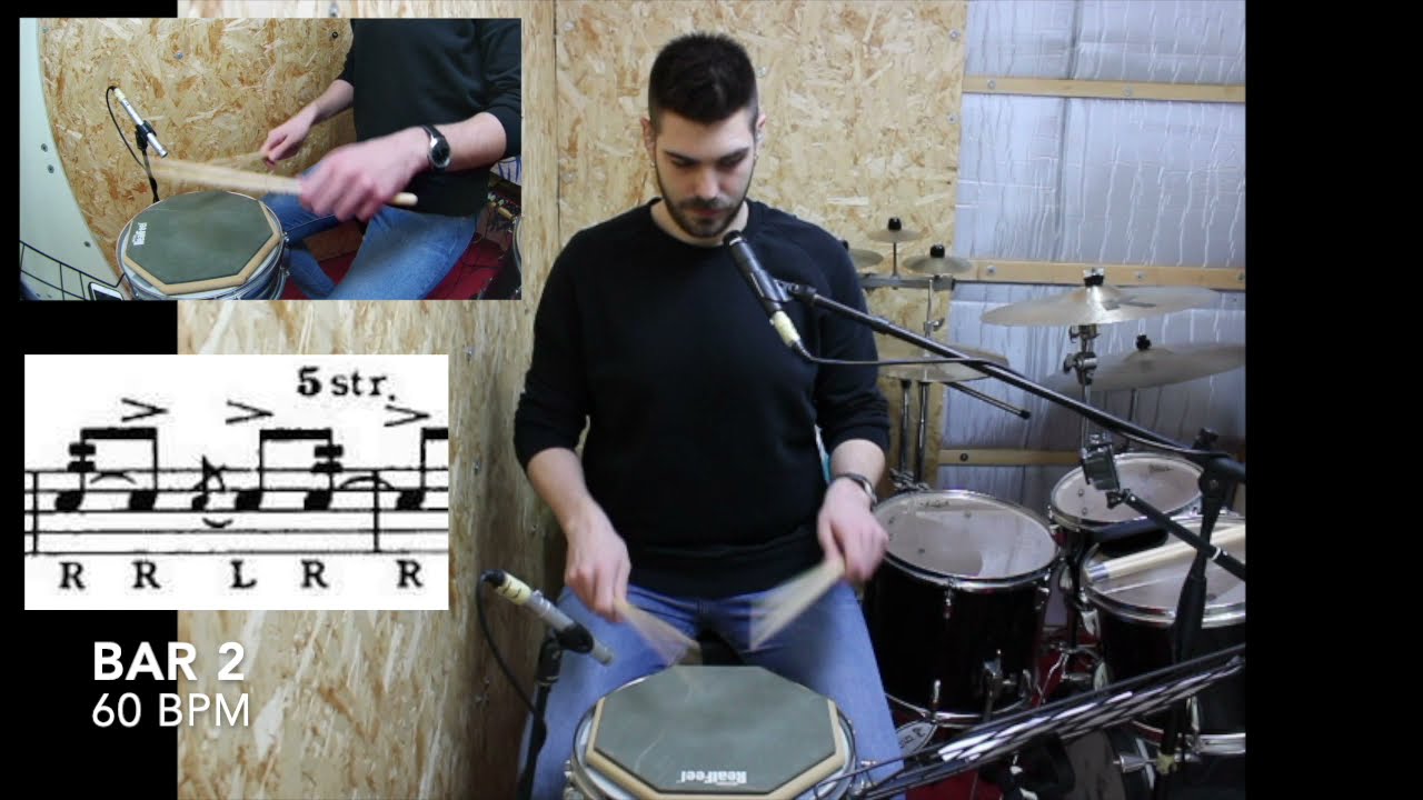 HOW TO PLAY 'SOLO #3' - C. Wilcoxon, 'The All-American Drummer'