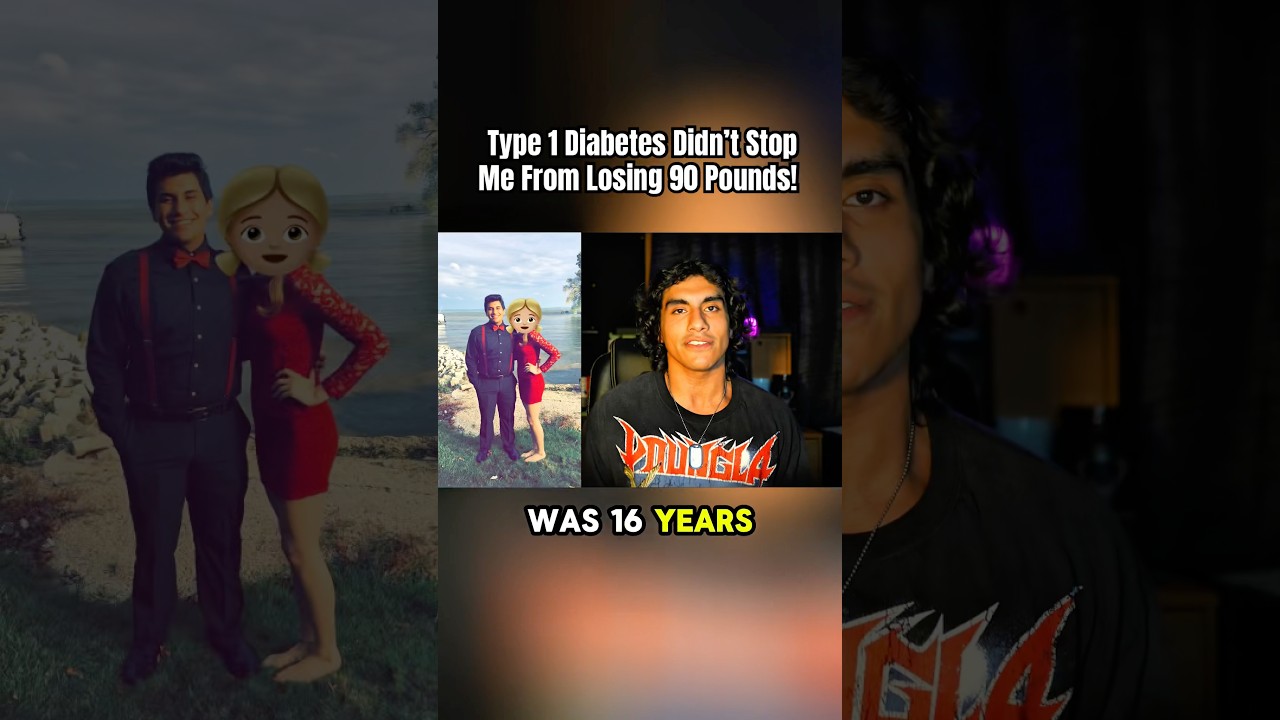 How I Lost Over 90 Pounds With Type 1 Diabetes 💉 #diabetes #fitness #weightloss #type1diabetes