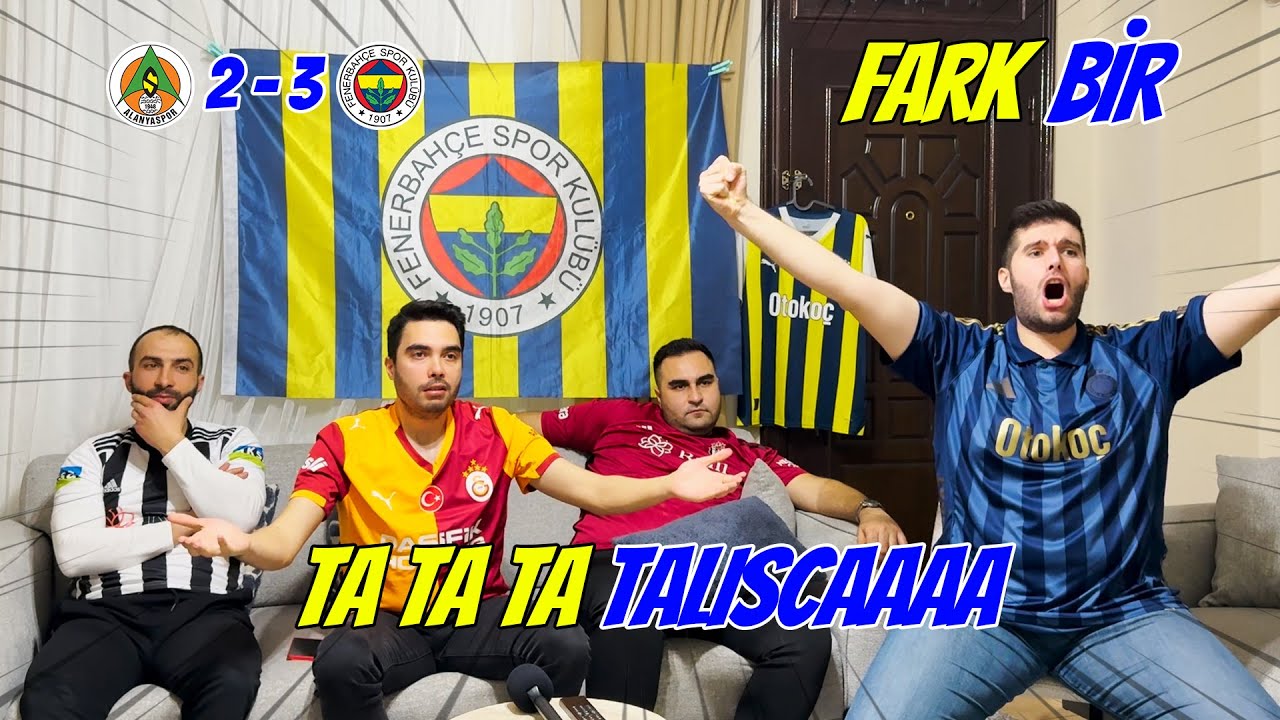ALANYASPOR - FENERBAHÇE MAÇI TEPKİ VİDEOSU! #fenerbahçe