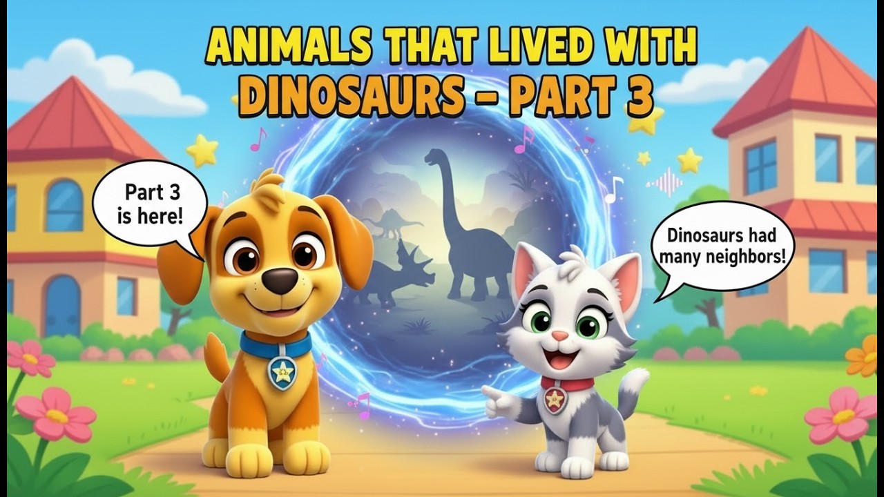 Animals That Lived With Dinosaurs 🦖 | Part 3 | Learning Videos for Kids | Tiny Tales Garden