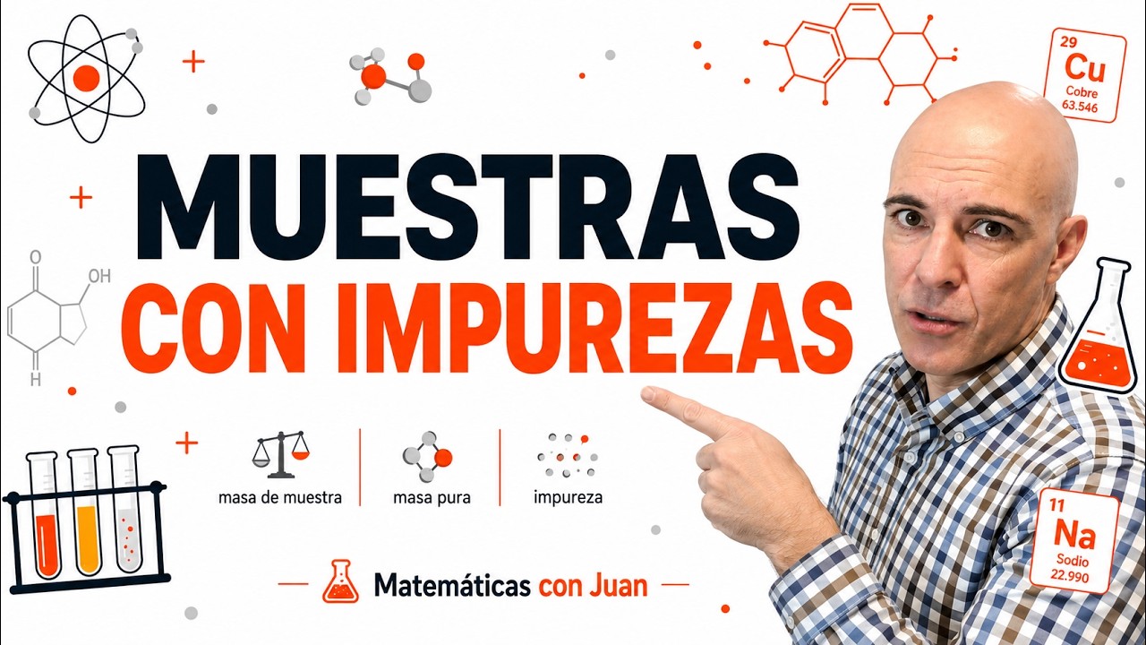 PROBLEMA DE QUÍMICA. ESTEQUIOMETRÍA. MUESTRAS CON IMPUREZAS