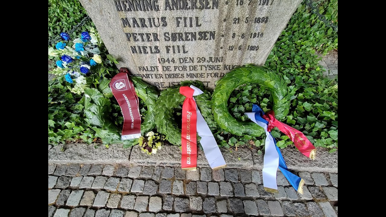 80 året henrettelse af 8 medlemmer af Hvidstengruppen