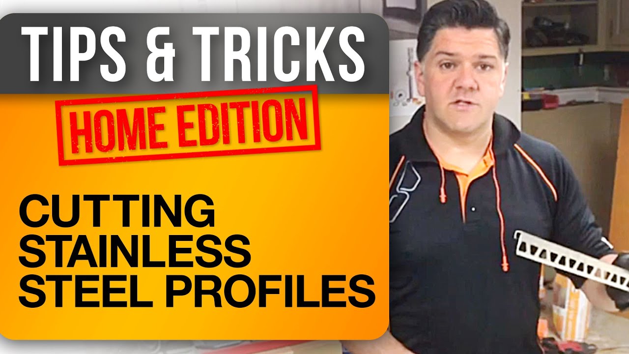 Tips for cutting Stainless Steel Schluter&reg; Profiles