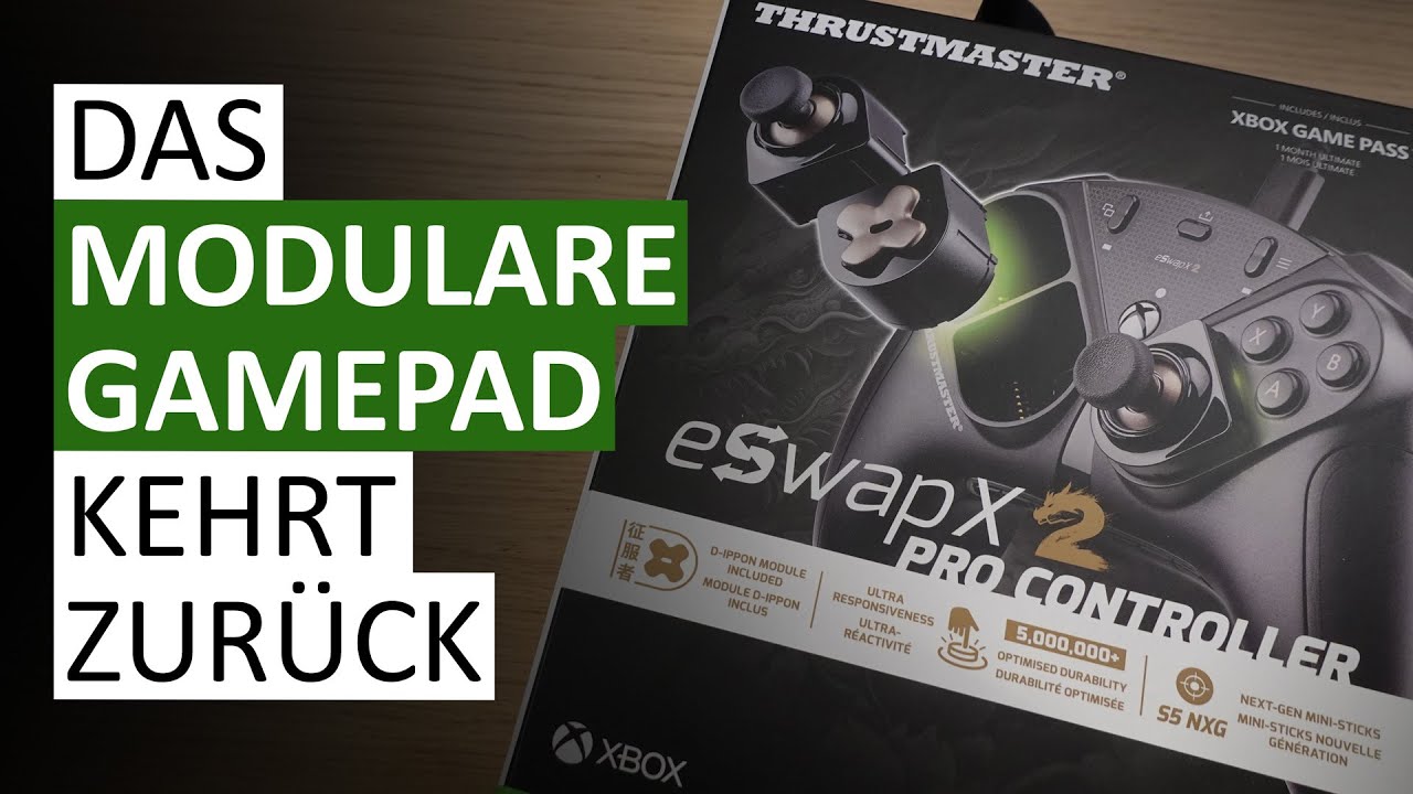 Der modulare Thrustmaster eSwap X 2 Pro Controller für Xbox und PC - Unboxing und Hands-on