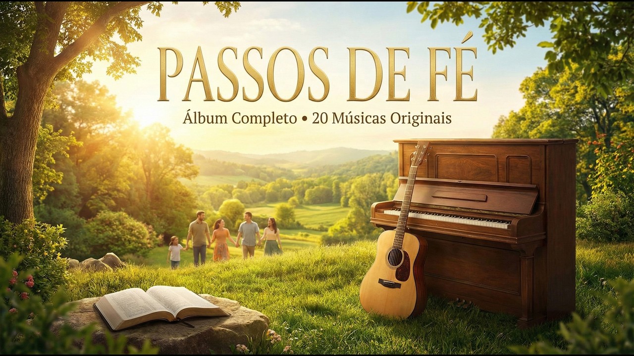 Álbum Completo: Passos de Fé 🌿 | Cânticos 