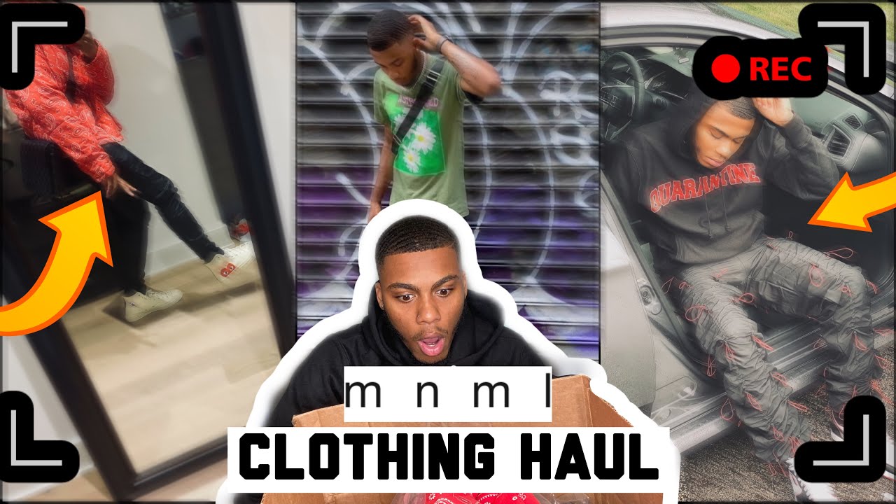 I SPENT $1,000 AT MNML || EXTREME MNML.LA CLOTHING HAUL