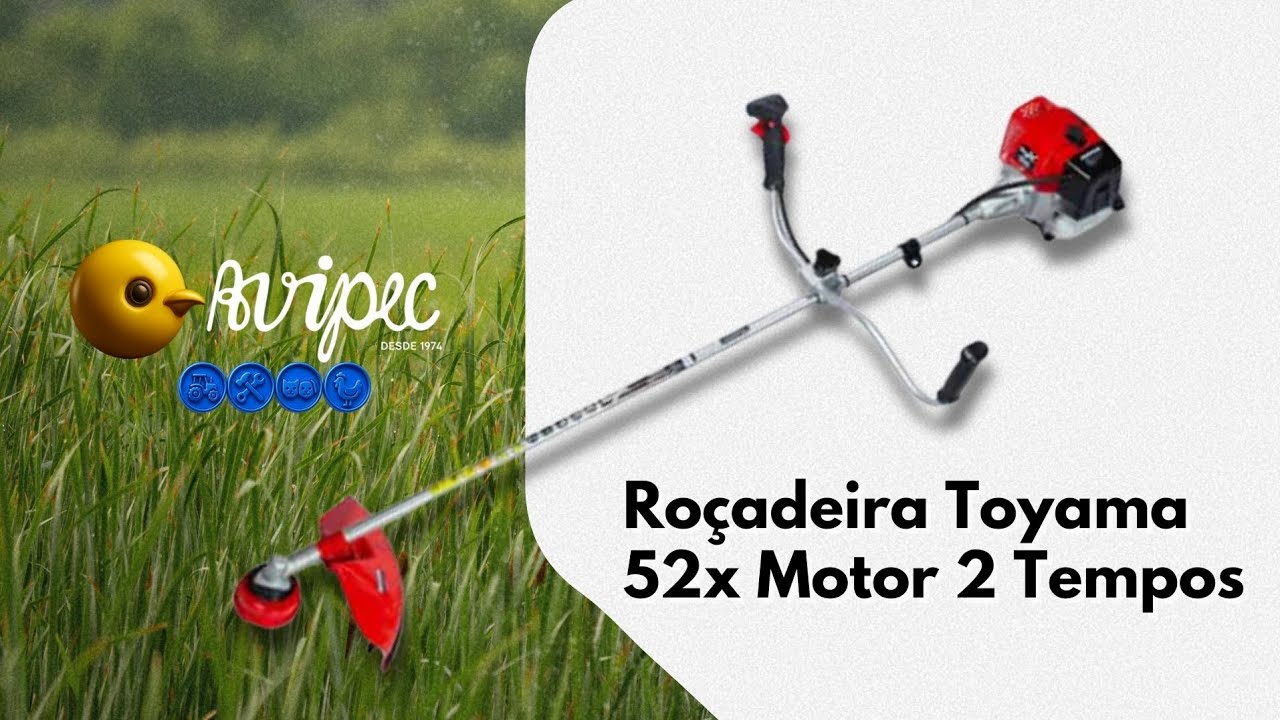 Roçadeira Toyama TBC52X   #avipecagronegocios 