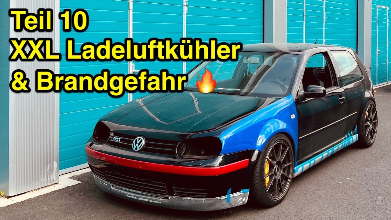 Golf 4 1.8T Projekt, Die XXL Anpassung für den Ladeluftkühler + Brandgefährliches Problem 😱.