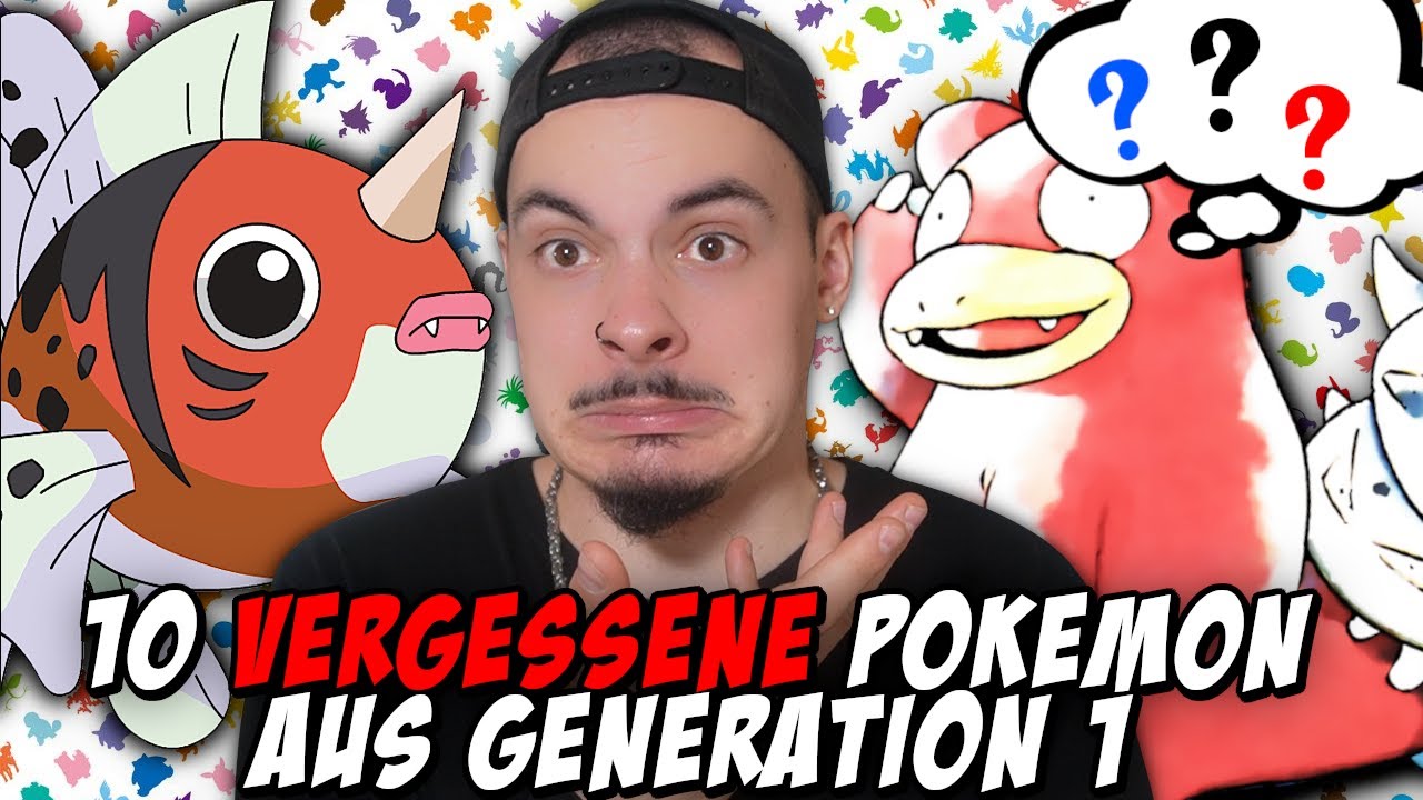 10 POKEMON DIE DU VERGESSEN HAST!