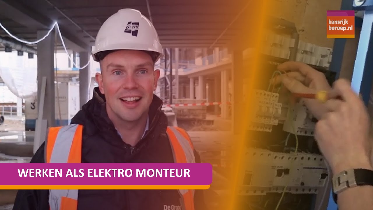 Werken als elektromonteur