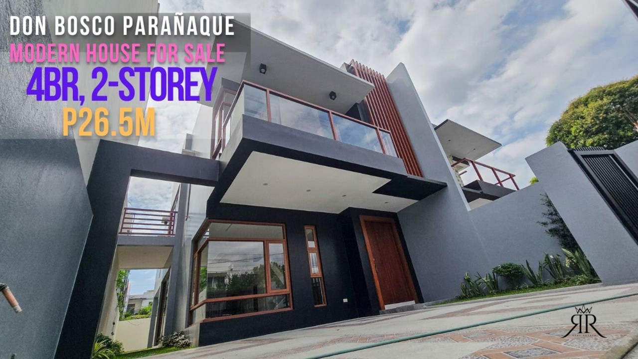 Modern 4 Bedroom House for Sale in Parañaque City | High Ceiling | Prime Location