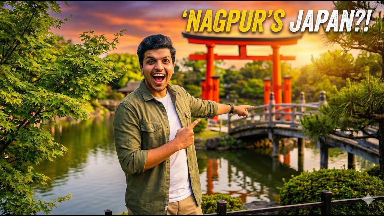 Best places in Nagpur | the Japanese garden | Nagpur city #nagpur #travel #vlog #explorepage