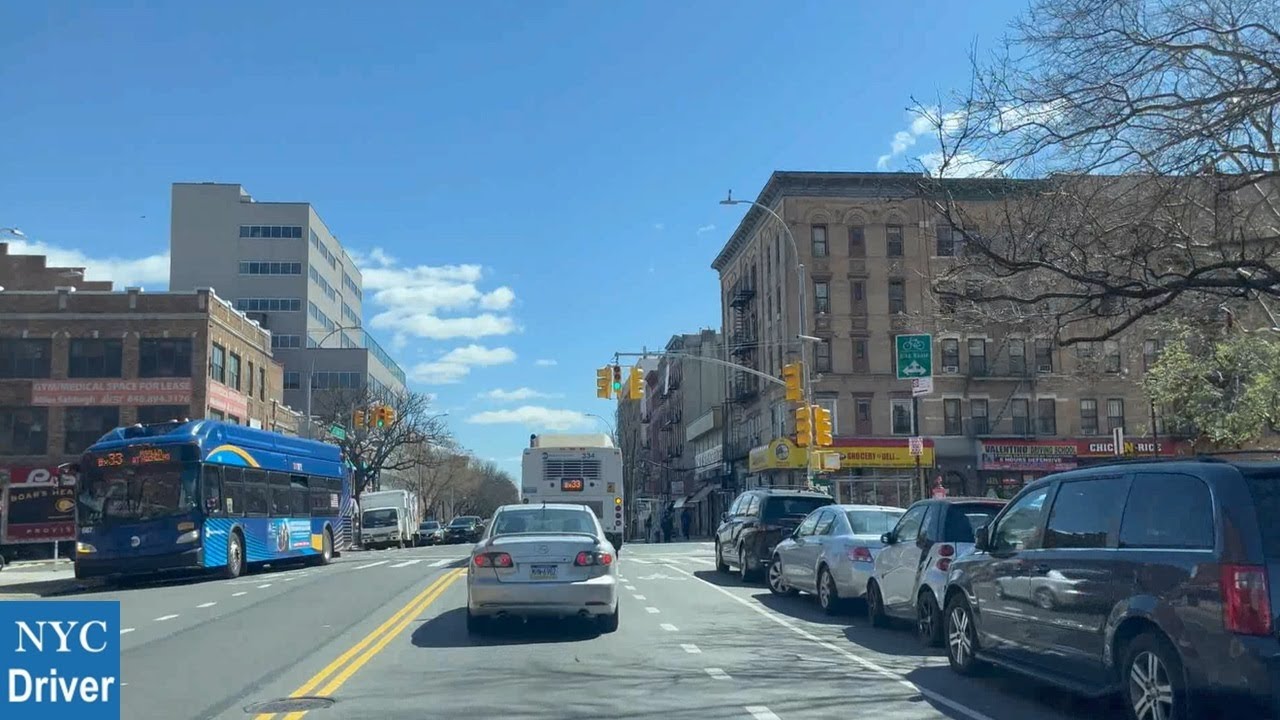 New York City | 4K Driving in Street Bronx, NY