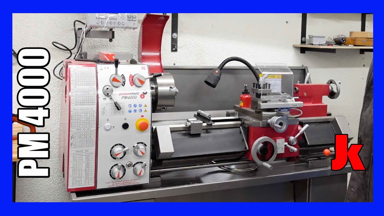 Die neue Drehmaschine (mal wieder) -Paulimot Pm4000